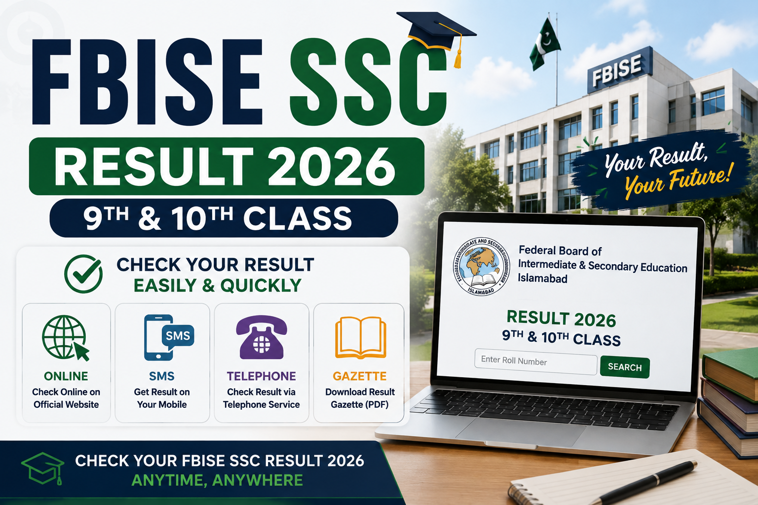 How to Check FBISE SSC Result 2026